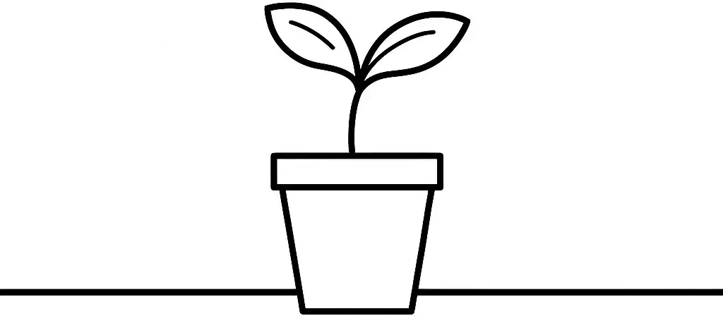 Plant in a pot icon