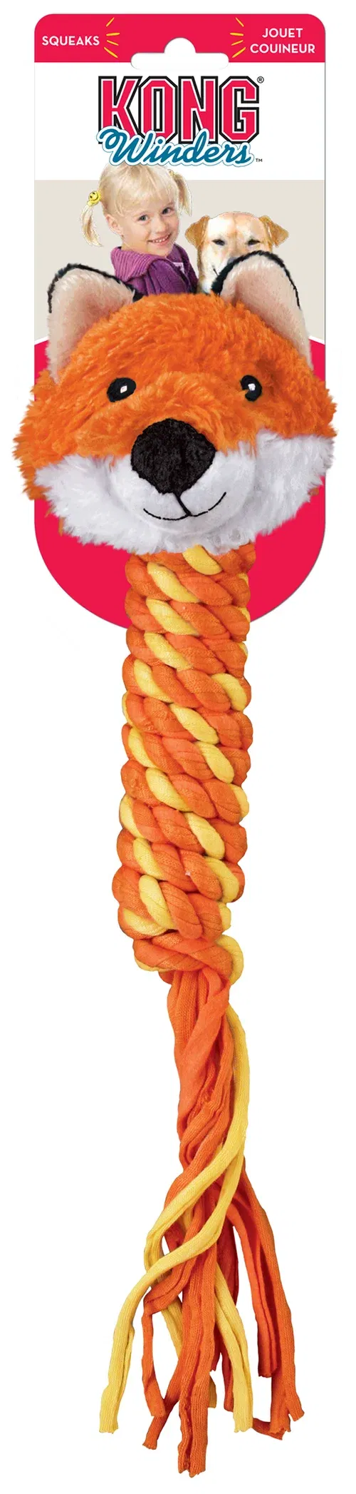 Kong Winder Fox Withium hundeleke