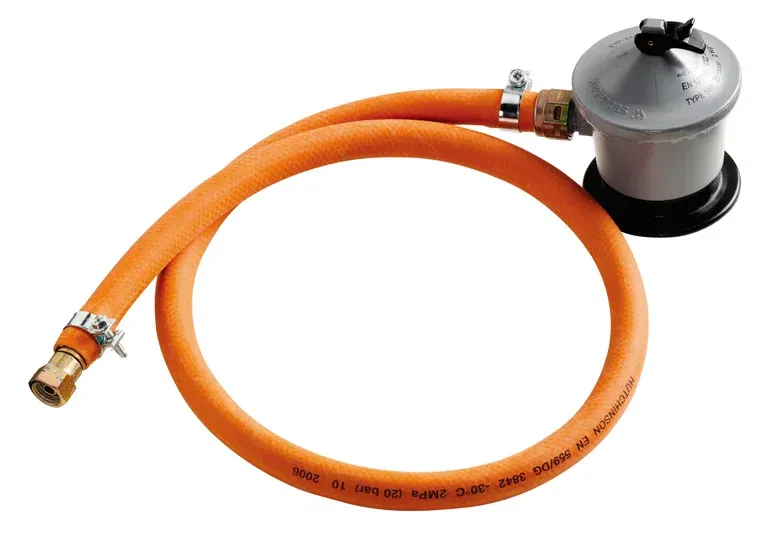 Adapterslange og regulator