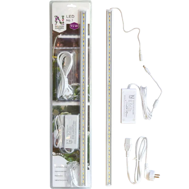 Plantelys LED No.1 60cm 15W med adapter