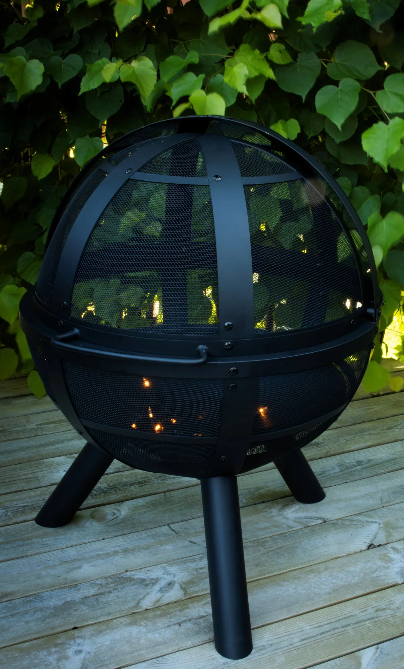 Lyslenke med flammeeffekt