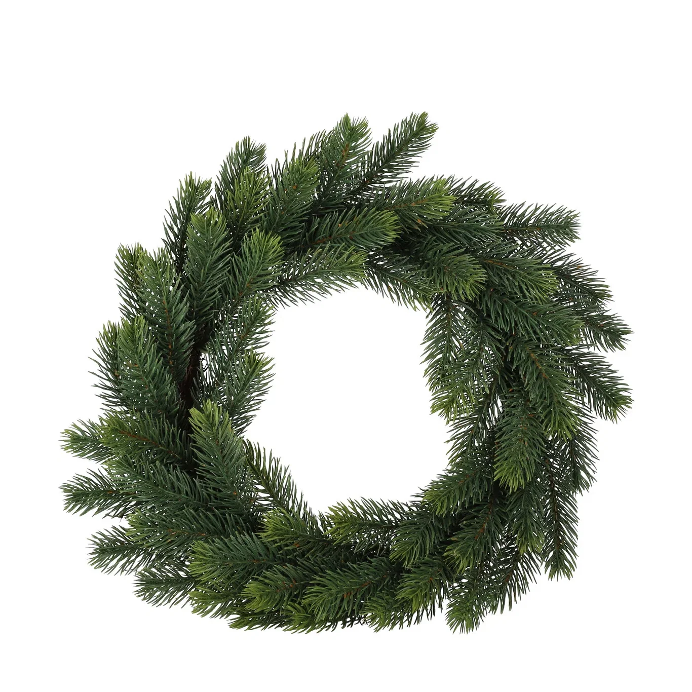Krans med granbar kunstig