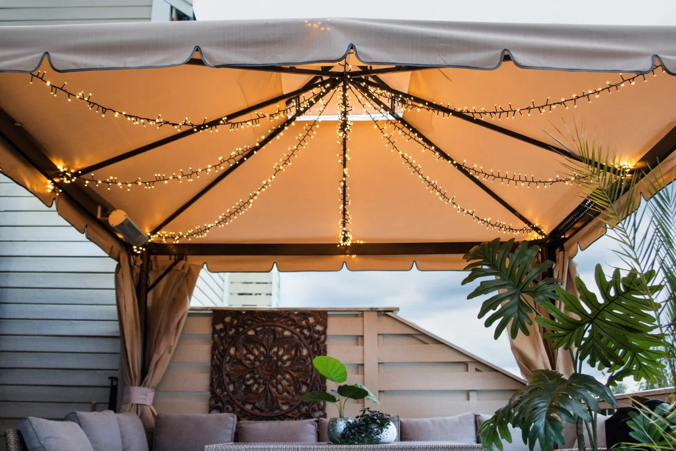 Lyslenke for paviljong og juletre