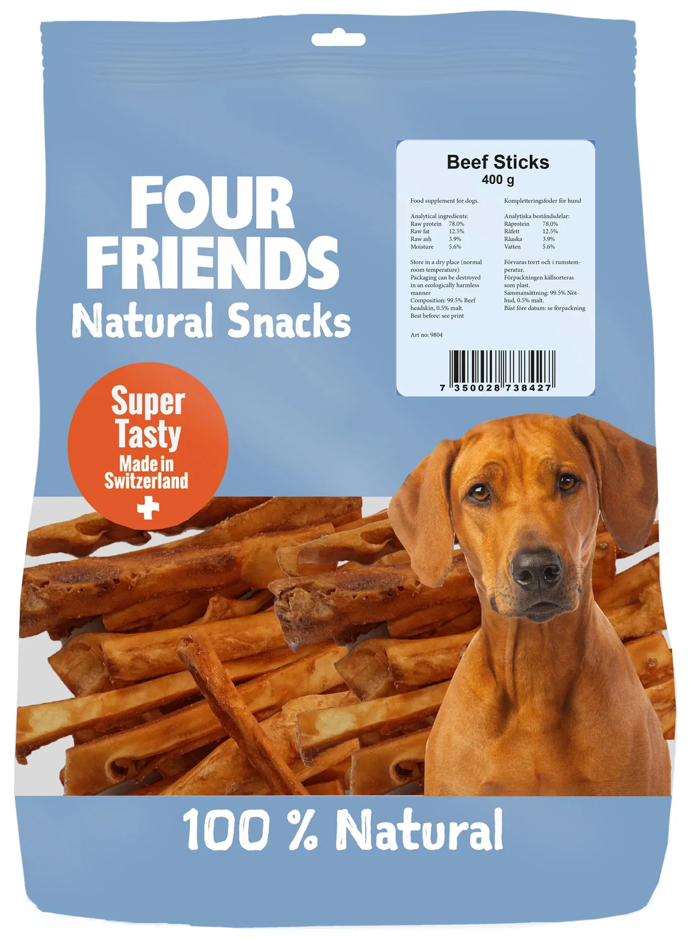 Hundegodteri Natural kusticks FourFriends