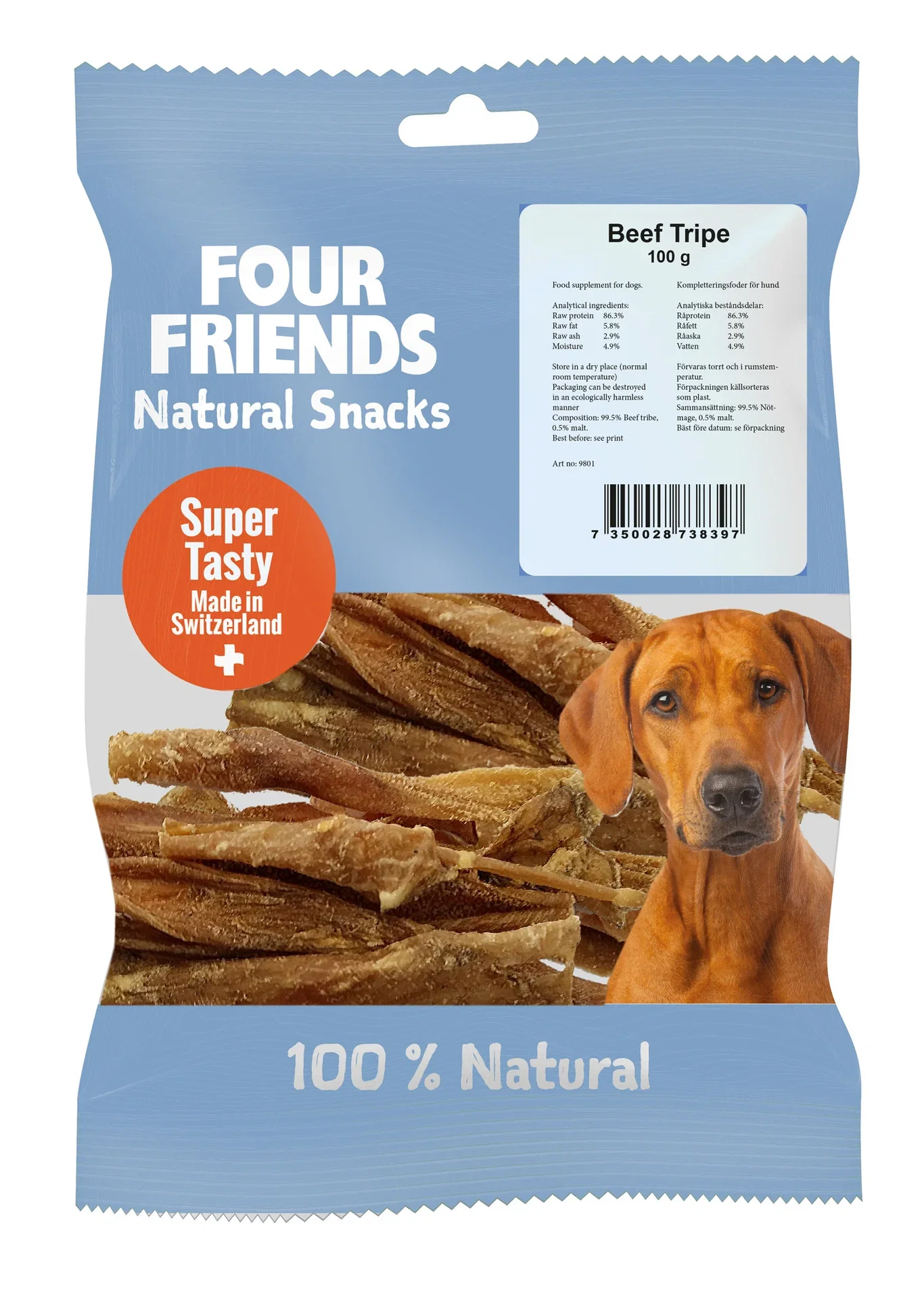Hundegodteri Natural kumage FourFriends