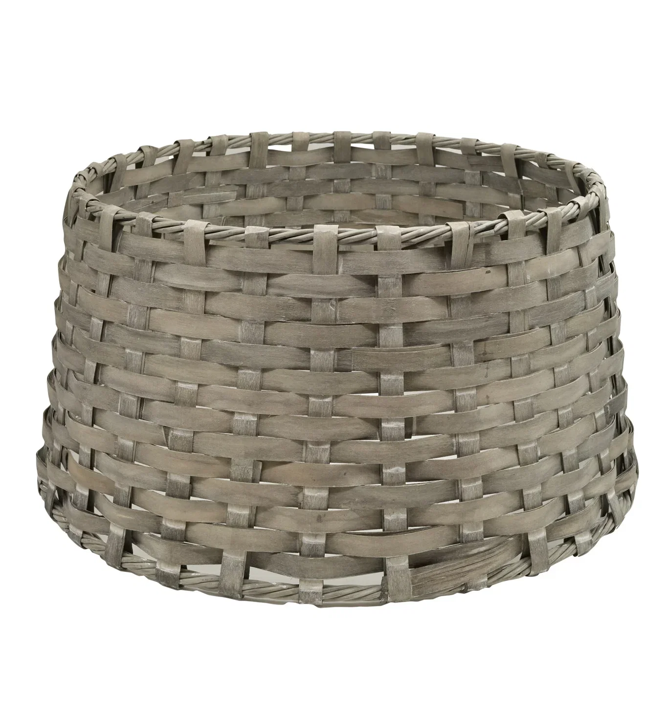 Juletrekurv i flettet tre