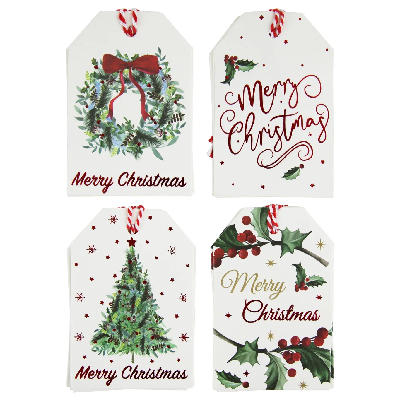 Julegavelapper hengende