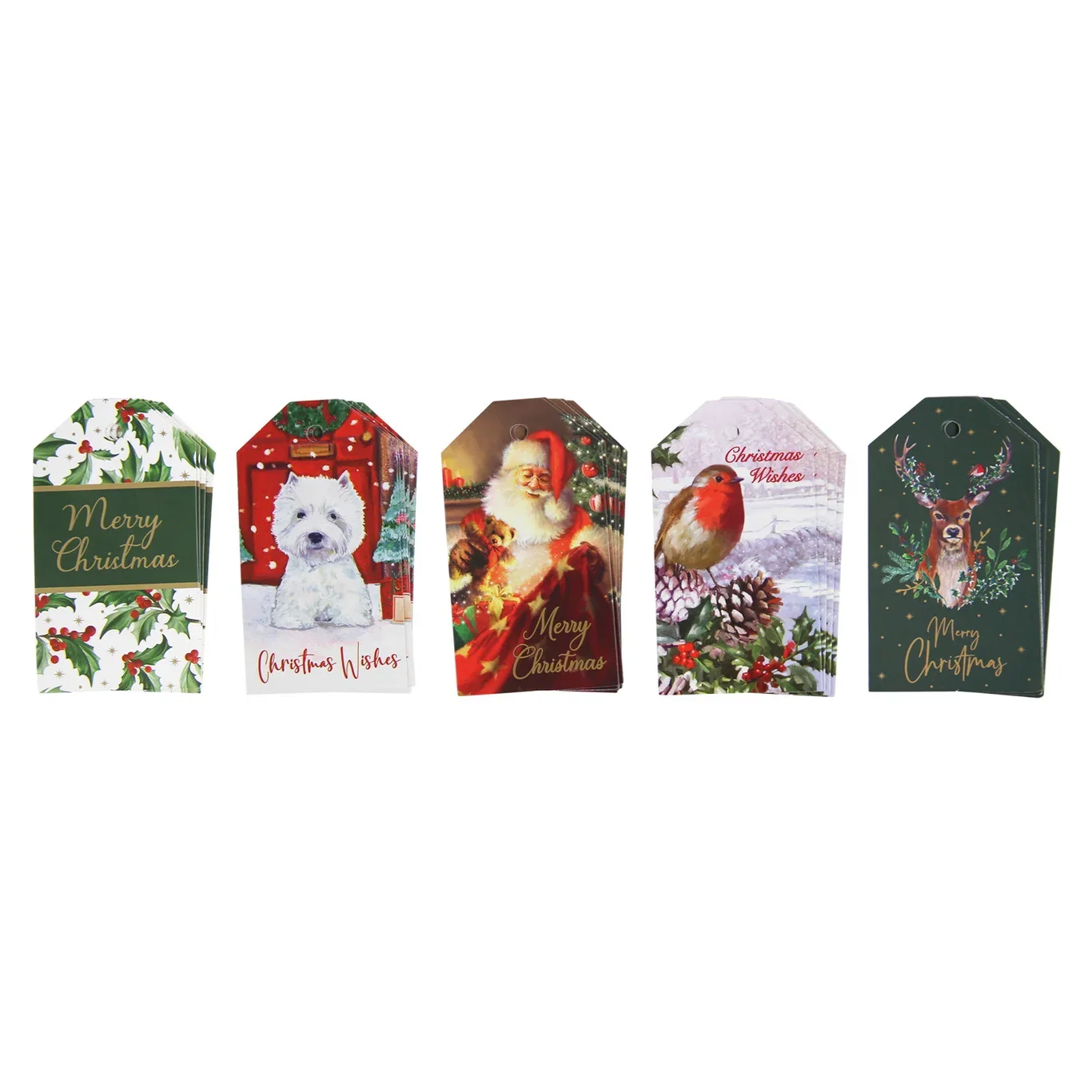 Julegavelapper hengende