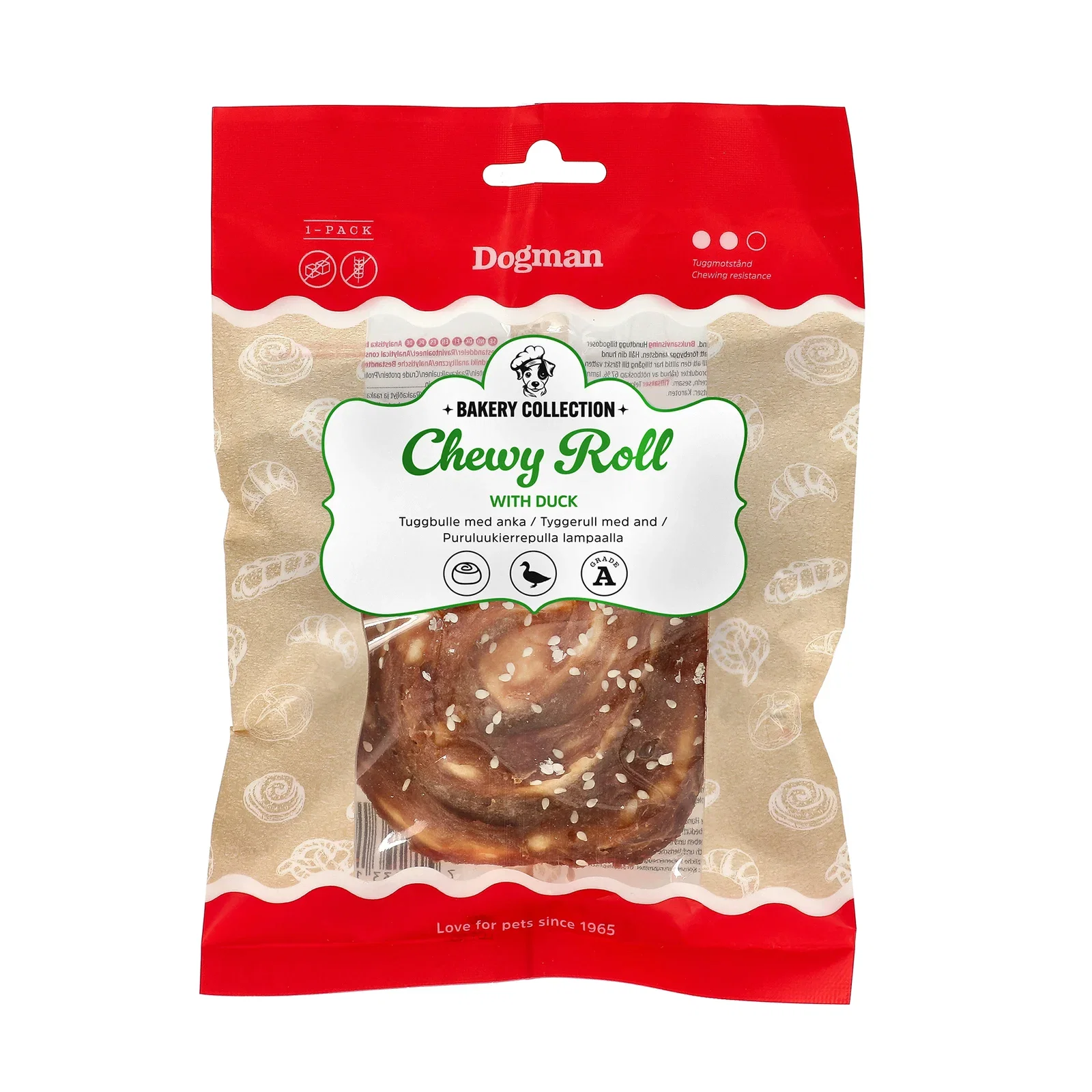 Dogman Bakery Collection Tyggerull med and