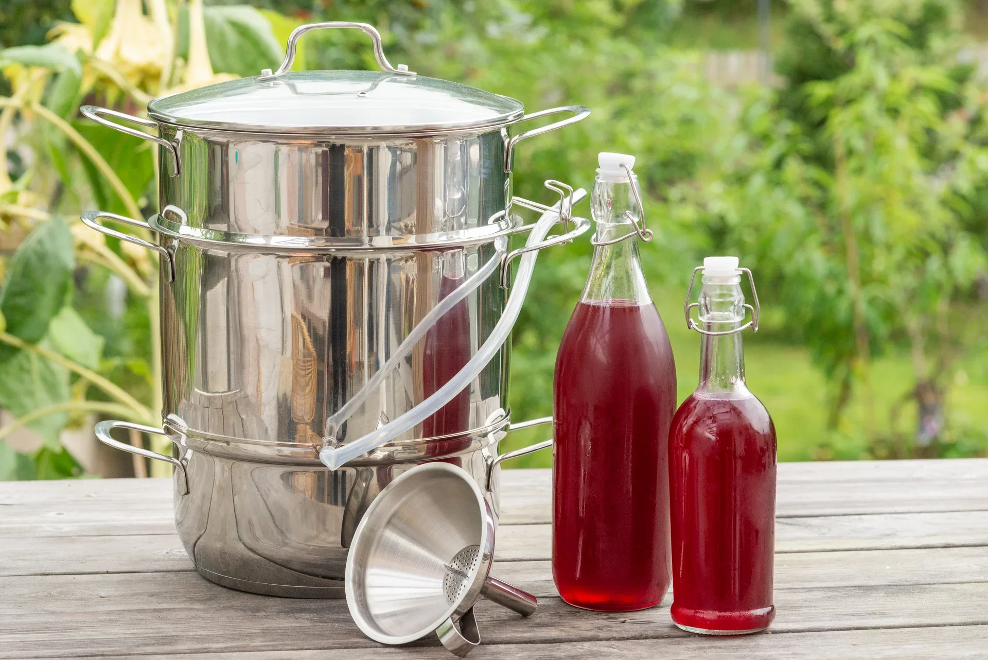 Glassflaske med kork