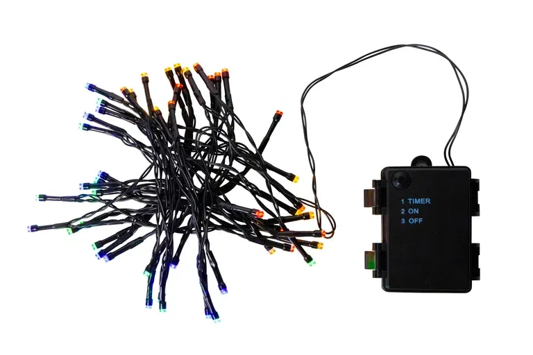 Lyslenke Flerfarget Batteri