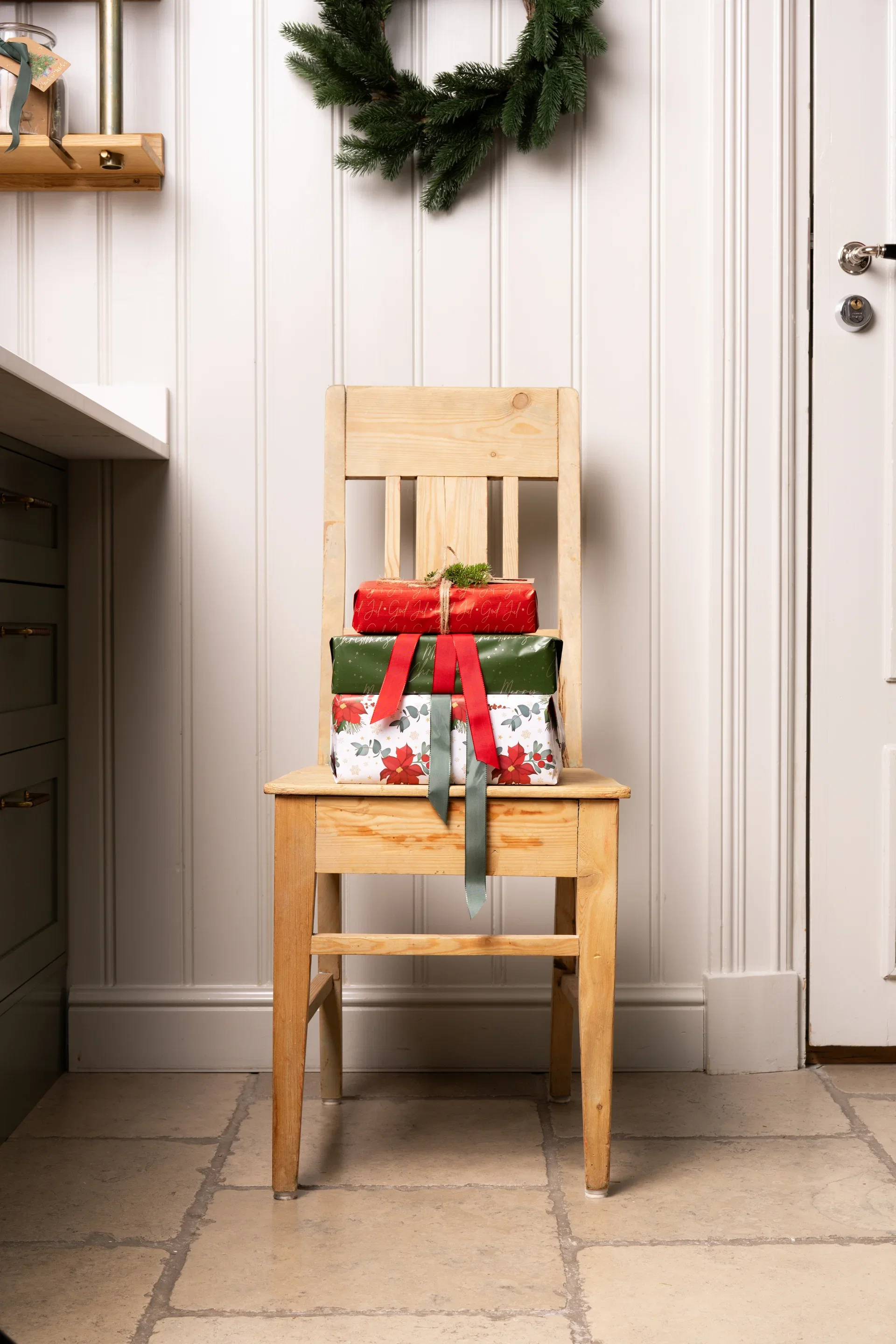 Gavepapir julestjerne