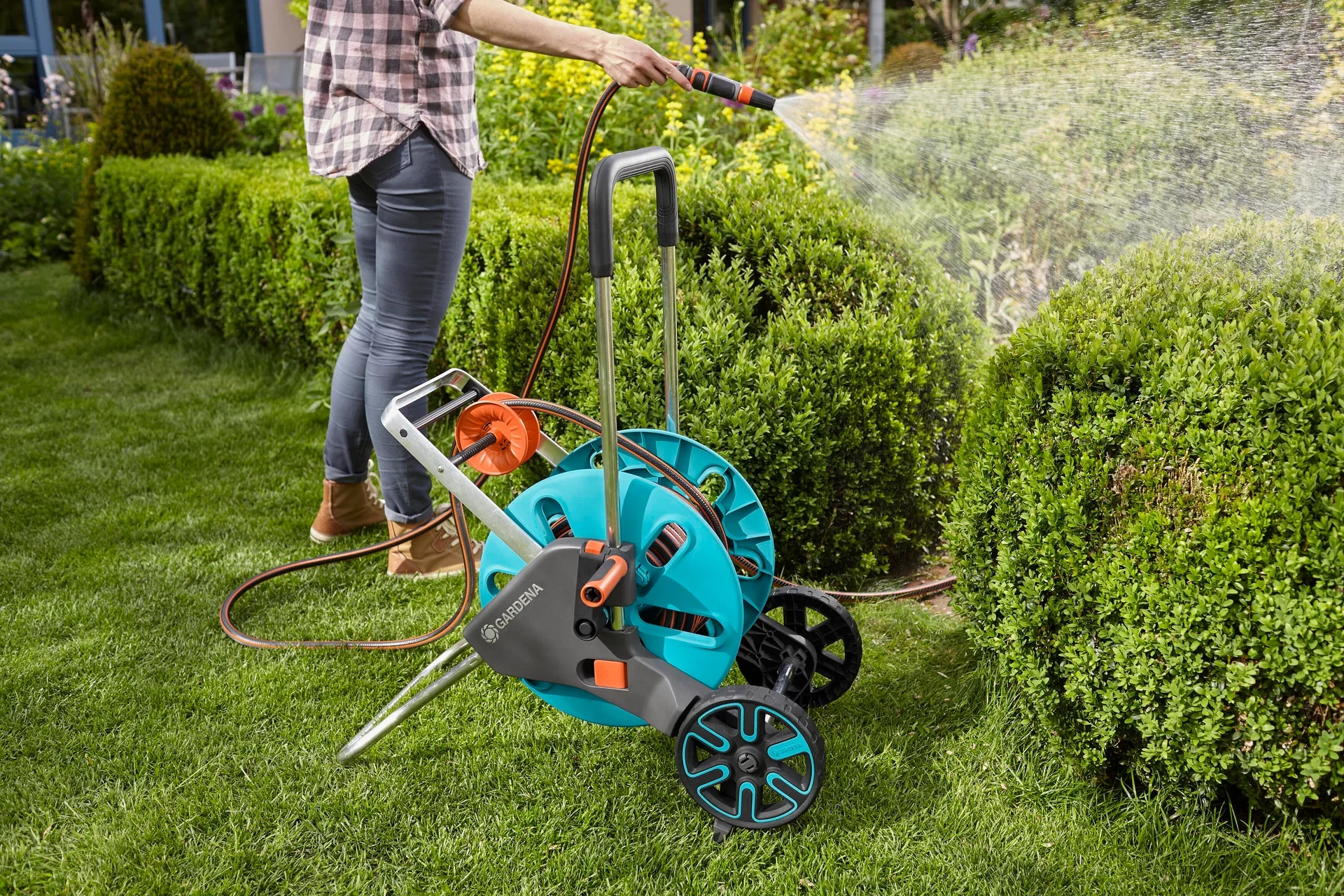 Hose Trolley Set CleverRoll Easy Gardena