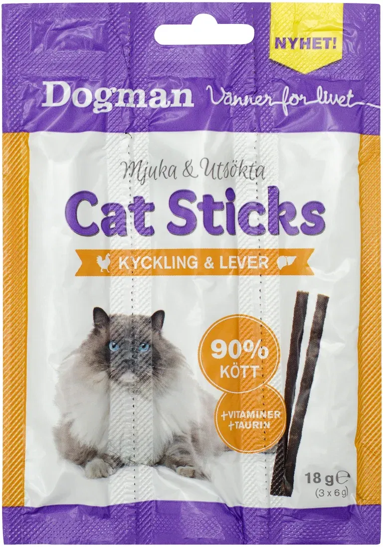 Dogman Cat sticks Kylling/lever