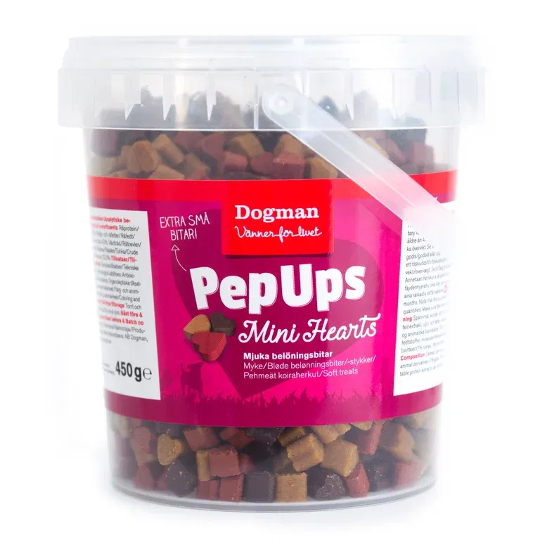 Dogman Pepups mini hearts