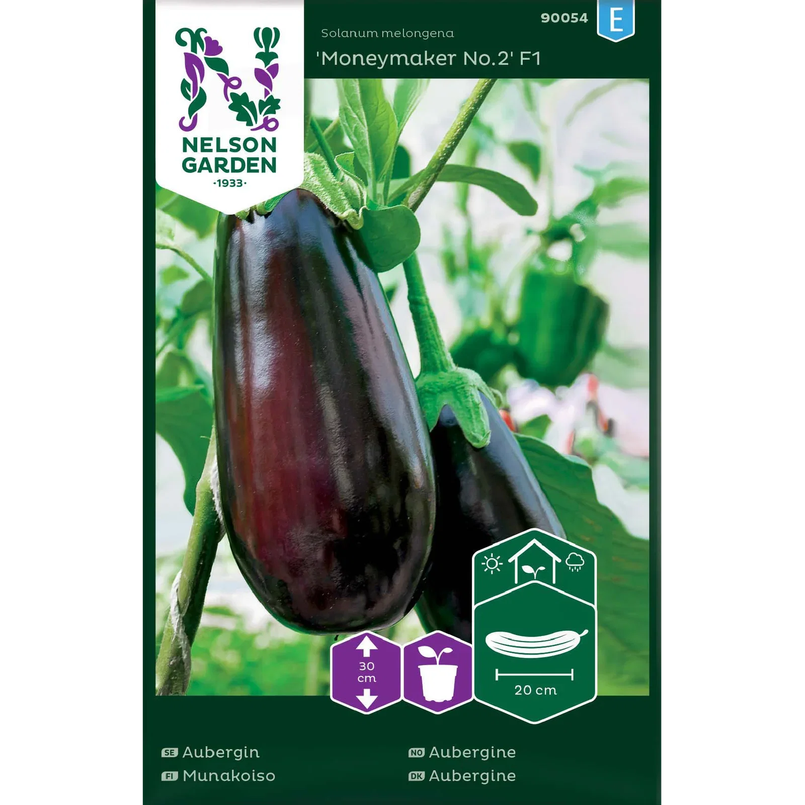 Aubergine 'Moneymaker No.2' F1