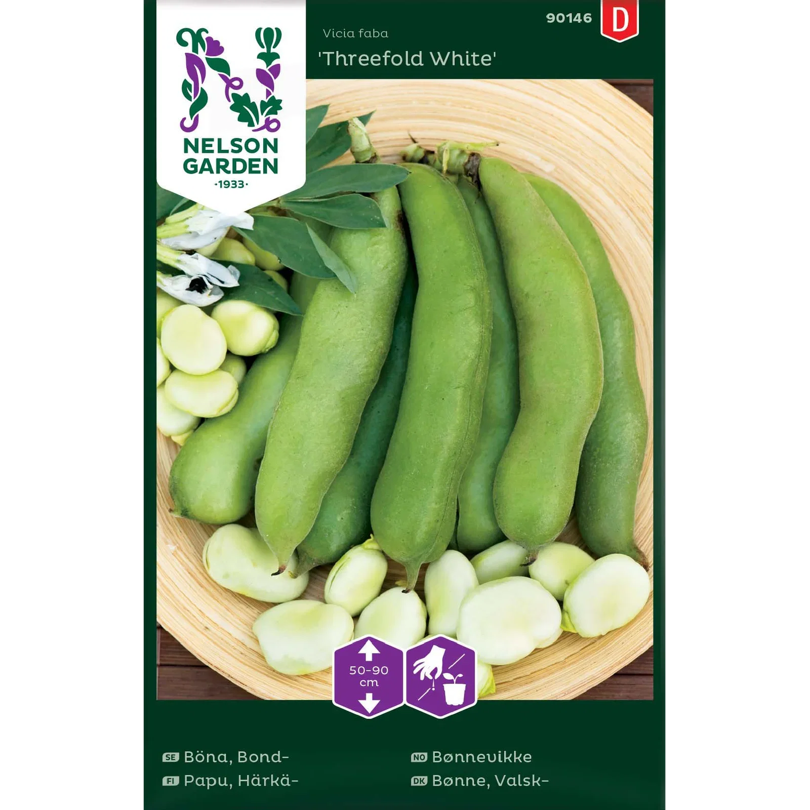 Bønnevikke 'Threefold White'