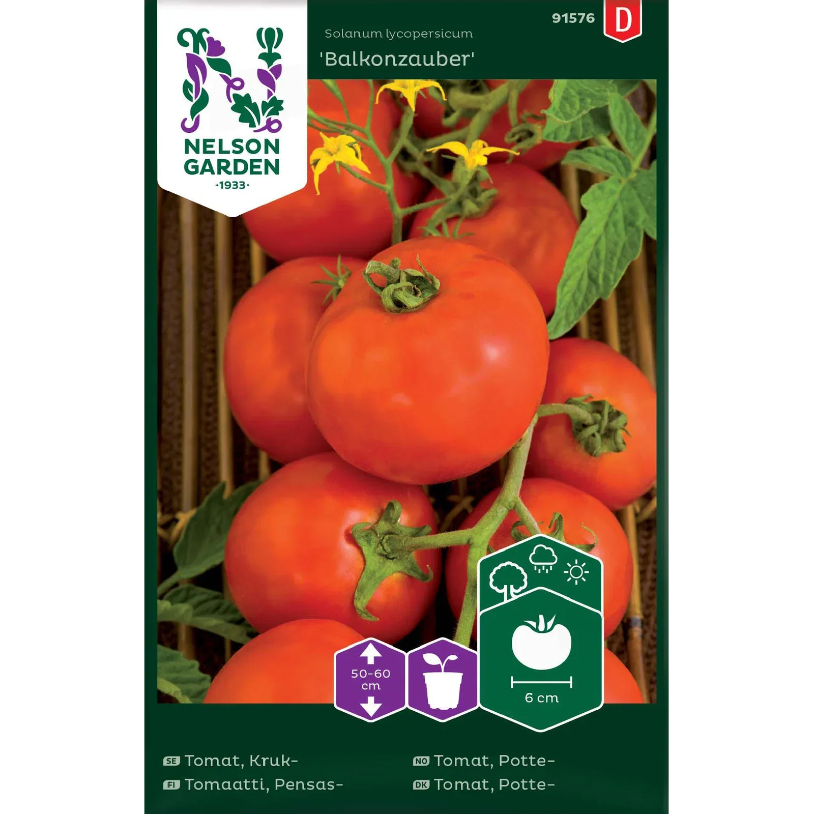 Tomat, Vanlig 'Balkonzauber'