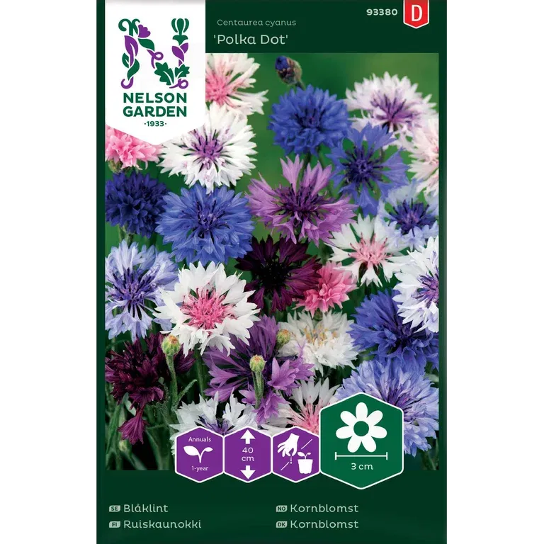 Kornblomst 'Polka Dot'