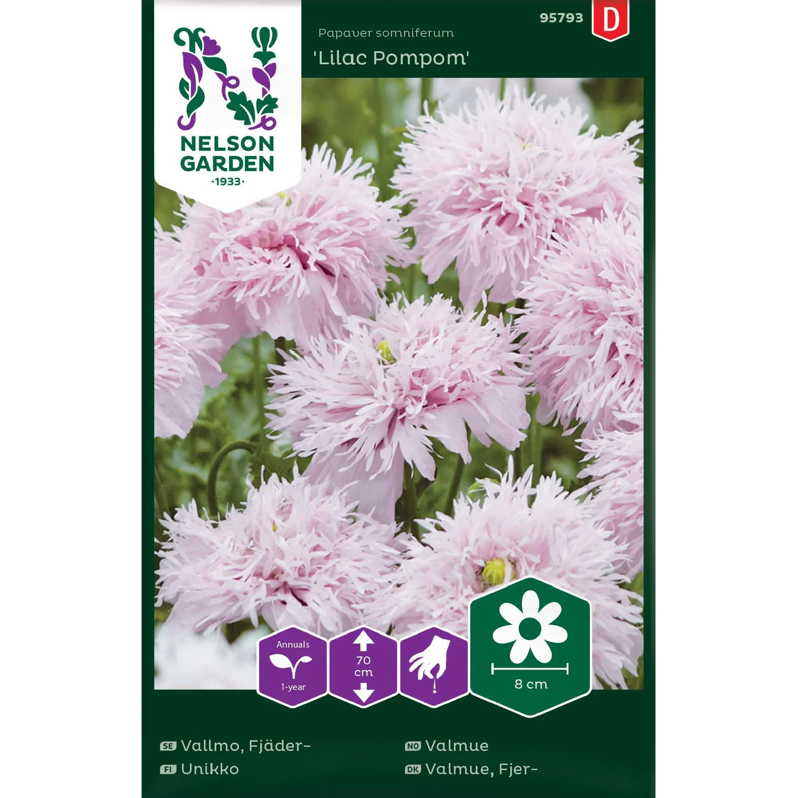 Valmue 'Lilac Pompom'