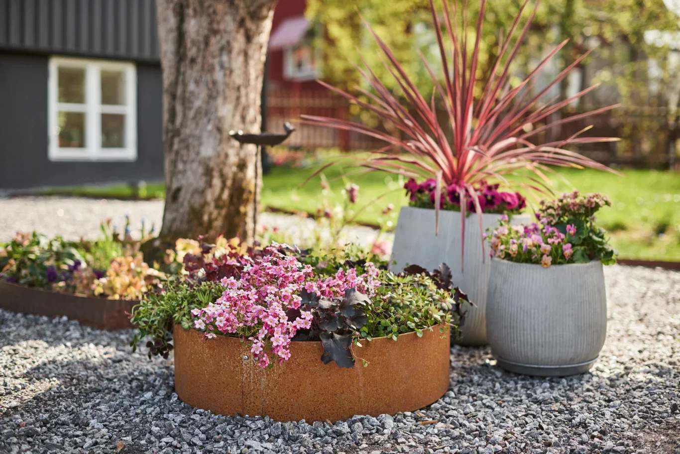 Dyrkekarm i ubehandlet jern