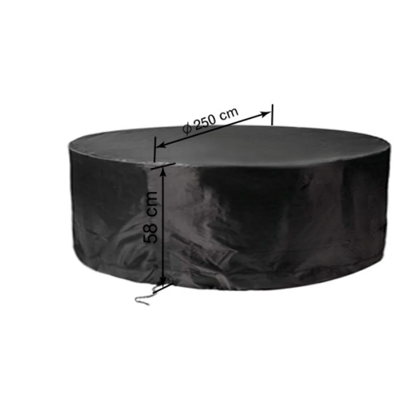 Rundt møbeltrekk spisegruppe