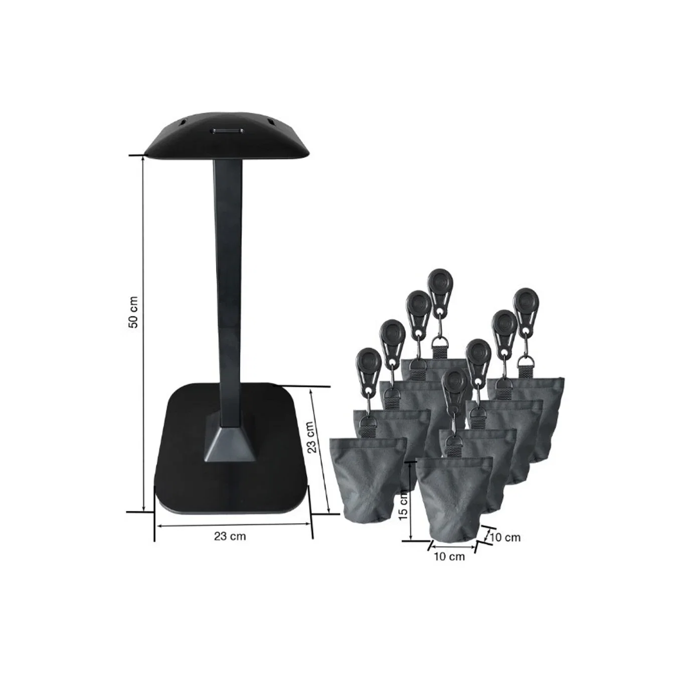 Støttesett til møbeltrekk