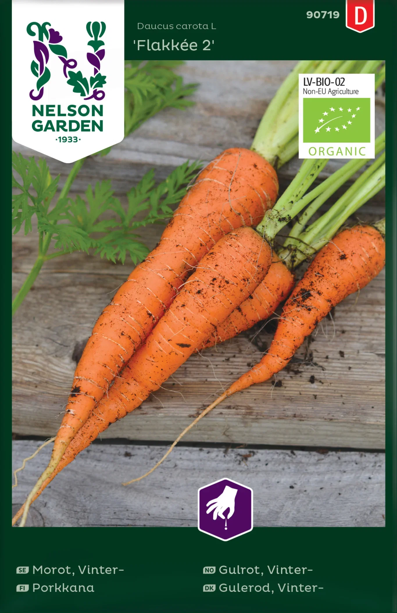Gulrot 'Flakkée 2' EKO