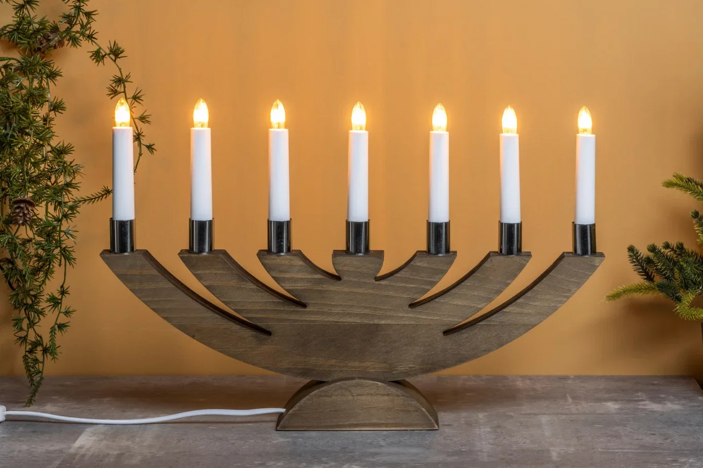 Adventsstake 7-armet