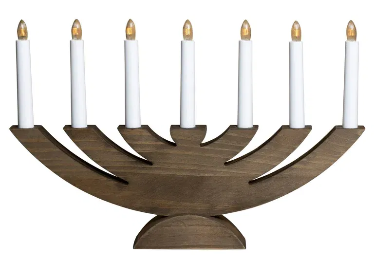 Adventsstake 7-armet