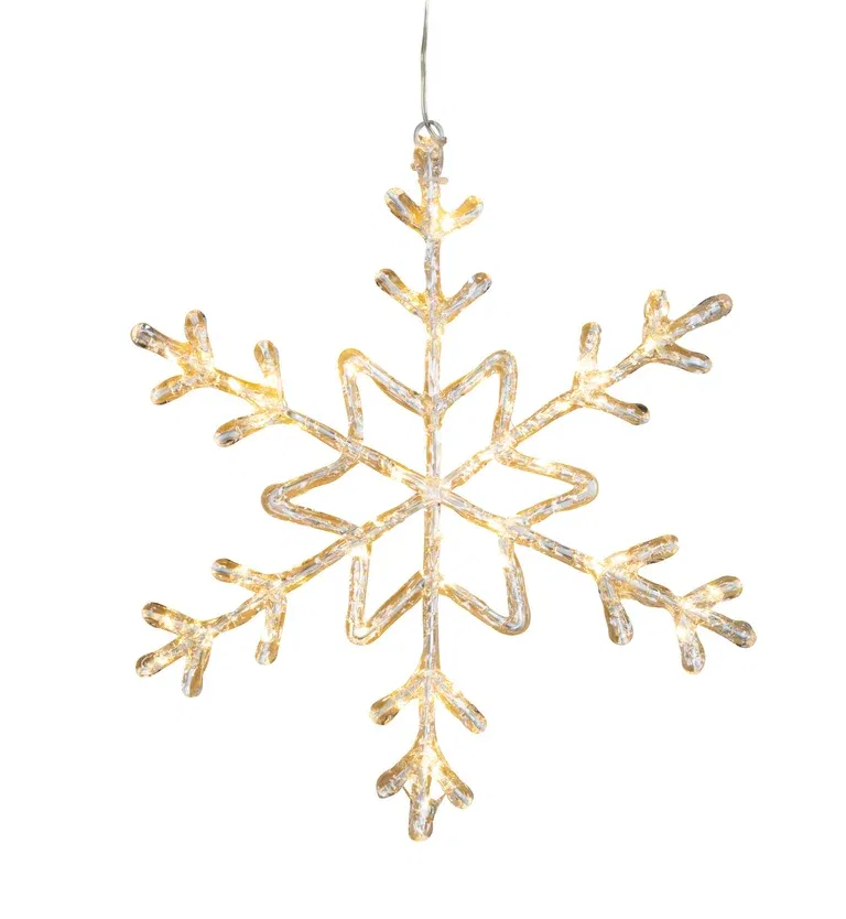 Snøkrystall med Belysning