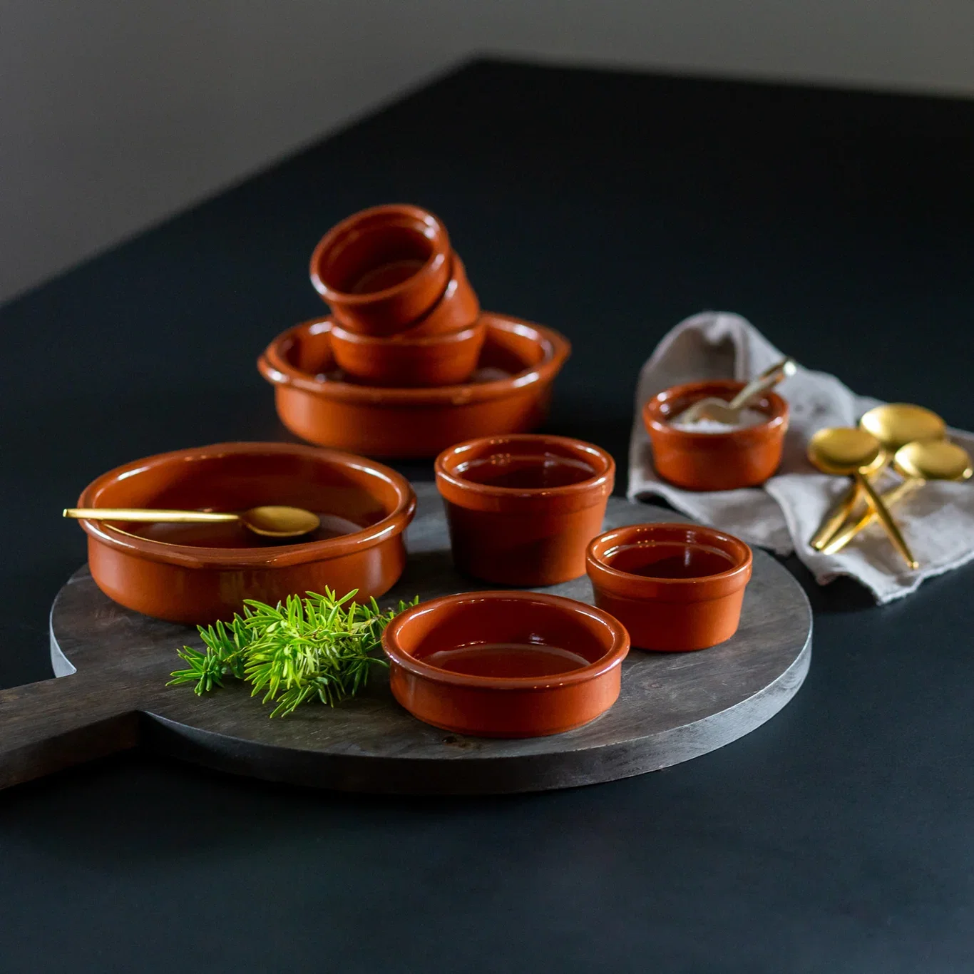 Tapasskål Terrakotta