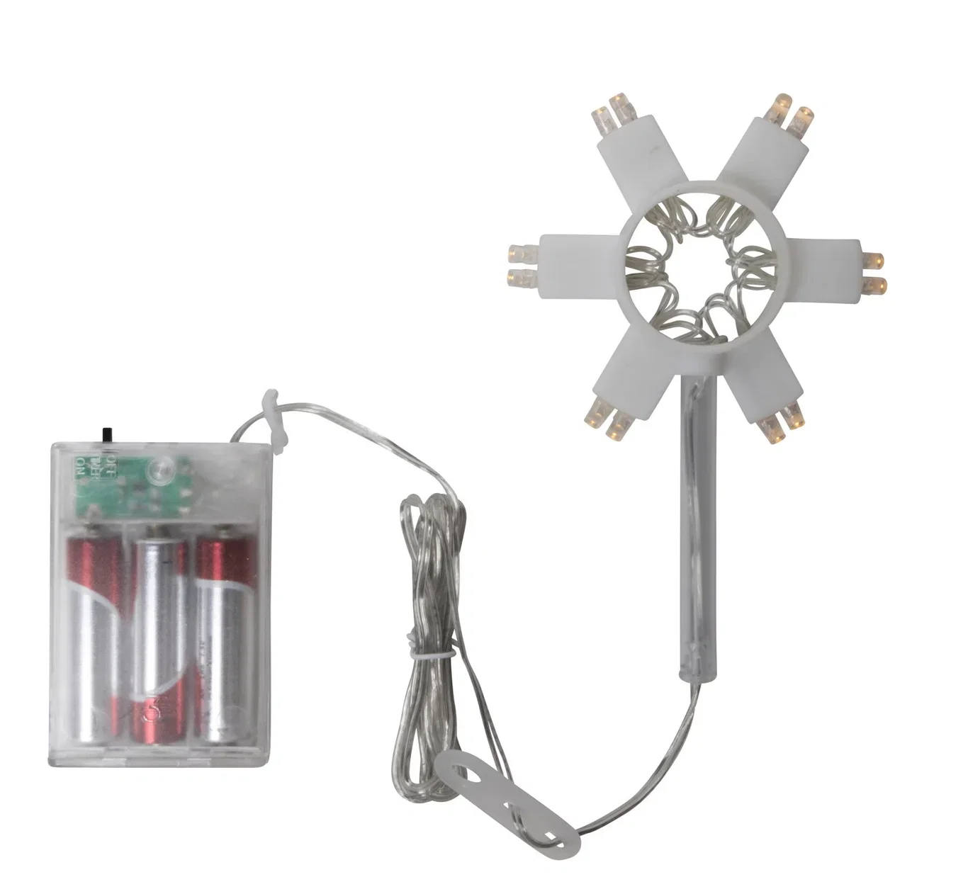 Batteridrevet Lyskilde Adventstjerne