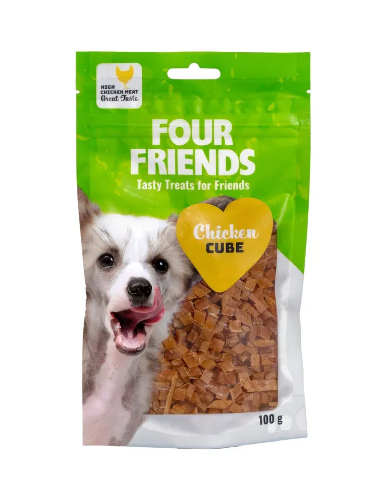 Hundegodteri Cube kylling FourFriends