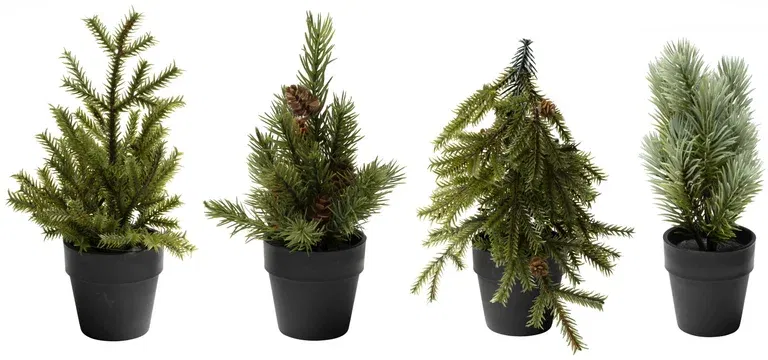 Furu mini i potte kunstig