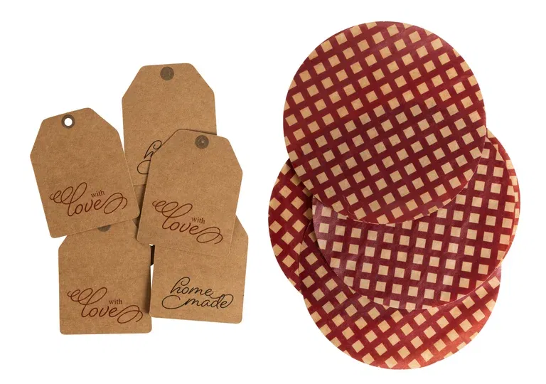 Merkelapper og Pakningspapir