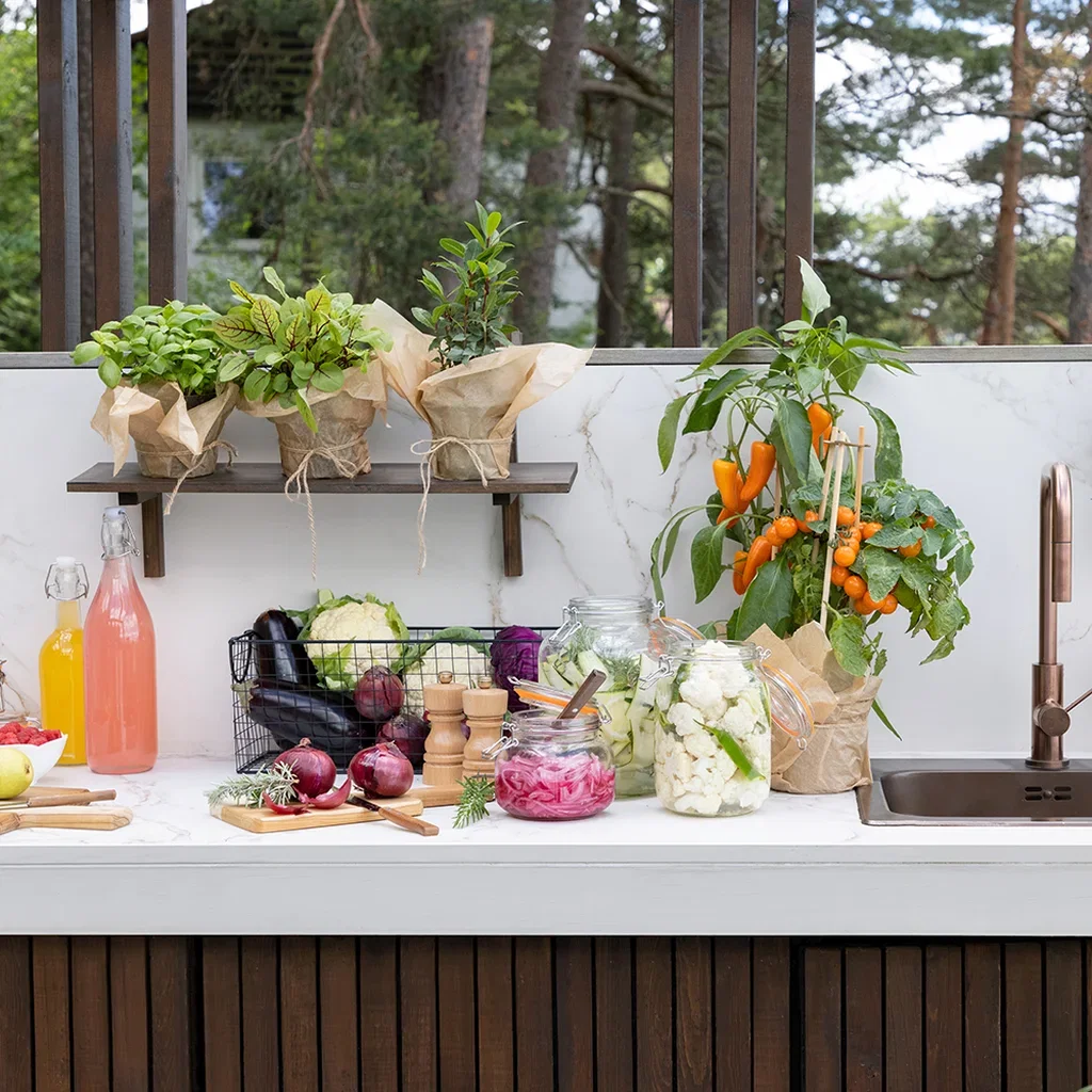 Glassflaske med kork